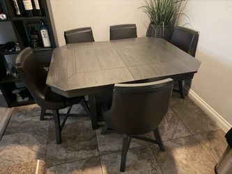 Table , 6 chairs
