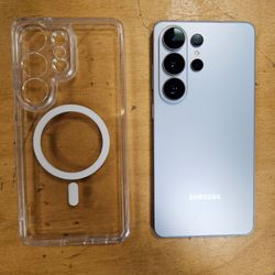 S26 Ultra (Blue 💙) • 256 GB  • UNLOCKED 🔐• 10/10!   (Price Firm)