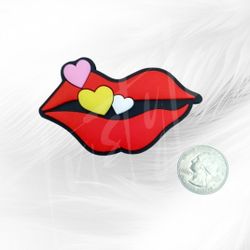 Lips Bogg Bag Charm 