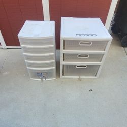 2 Plastic Storage 
