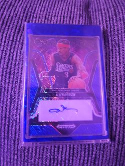 Allen iverson auto /25