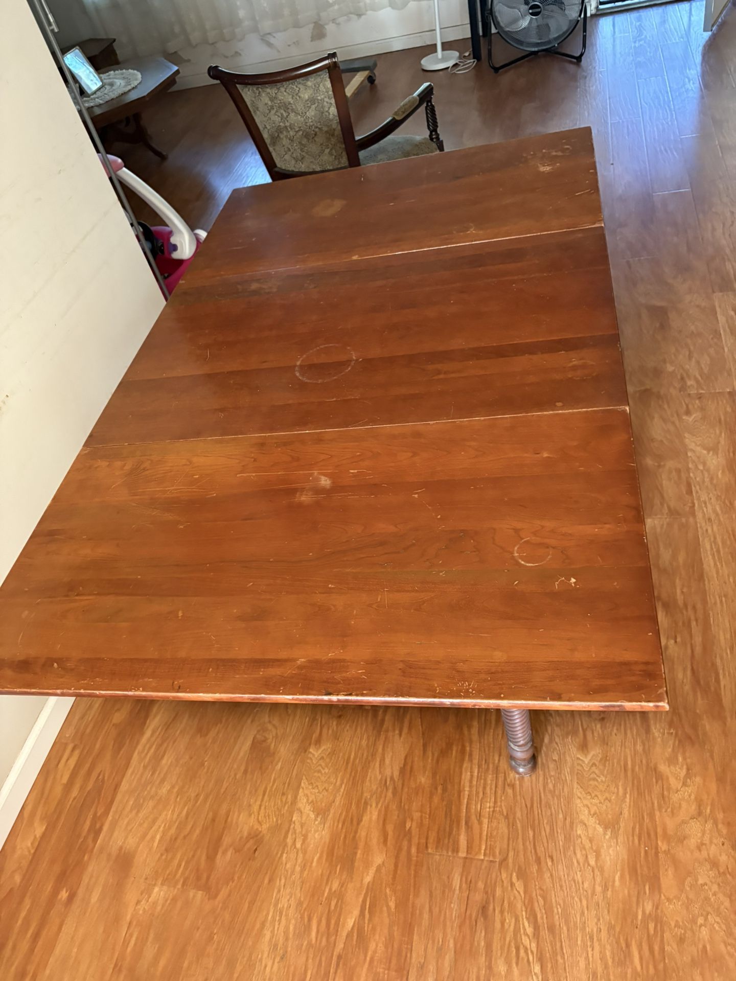 Antique Cherry Table With 4 Chairs