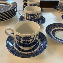 Churchill blue Willow Fine China