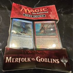 Magic The Gathering Duel Decks Merfolk And Goblins MTG