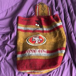 49ers Woven Baja-Style Backpack