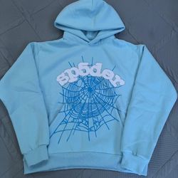 hoodie Sp5der Color Blue 