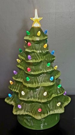 Table Top Ceramic Christmas Tree
