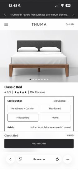 King size wooden bed bed frame with pillow headboard