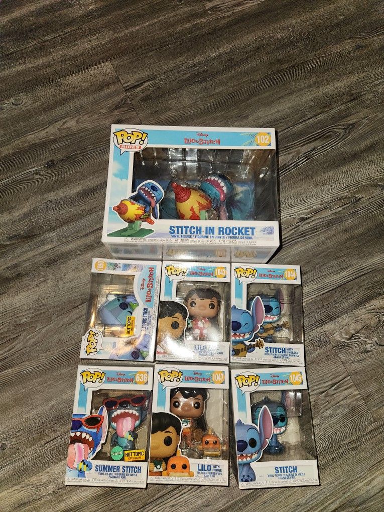 Disny Lilo And Stitch Funko Pops
