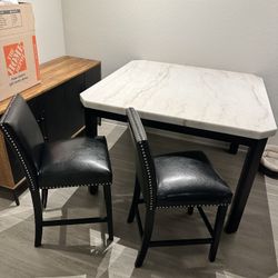 Marble Tables & Chairs 