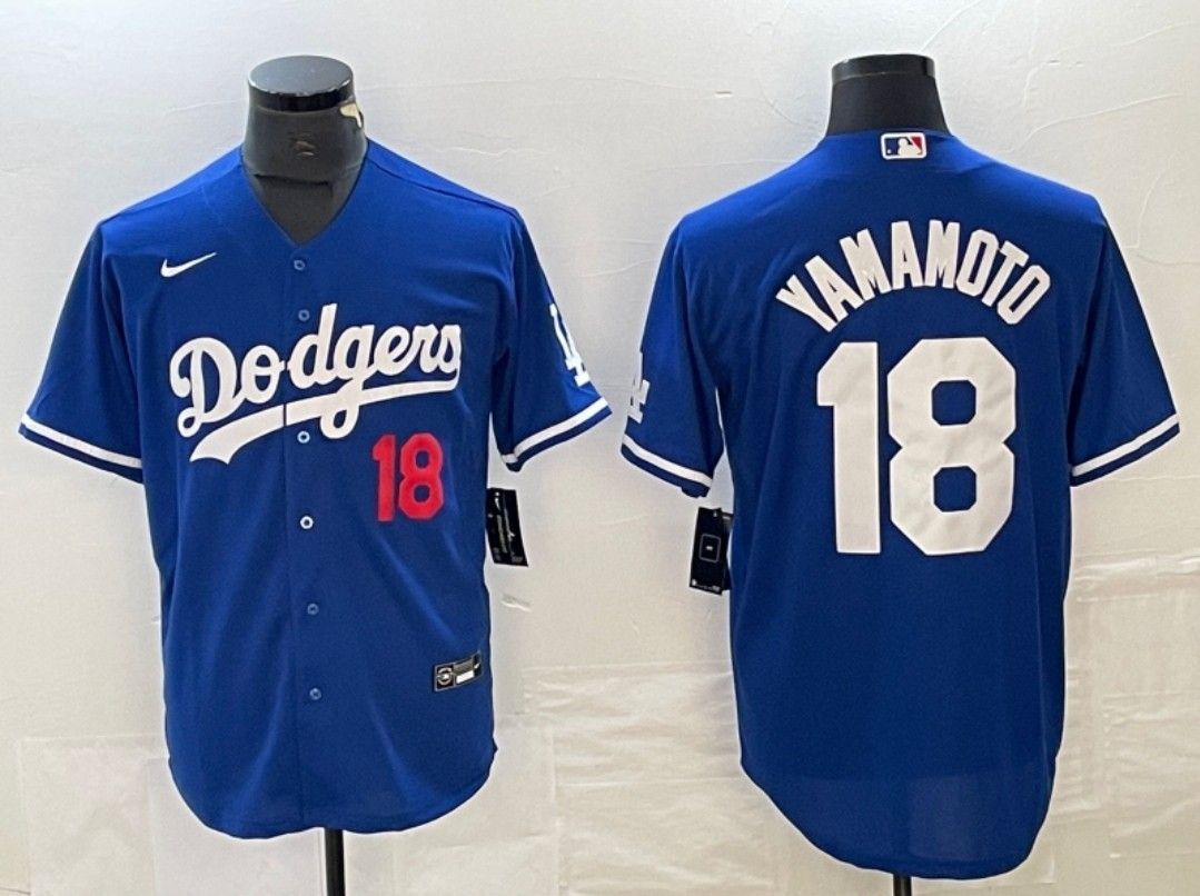 LOS ANGELES DODGERS YAMAMOTO BASEBALL JERSEY 