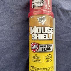 Mouse Shield Expanding Foam And All Purpose Adhesive Caulk (Super White) Sealant
