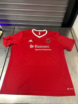 Phoenix Rising Men’s Red Adidas Aeroready USL Soccer Jersey - Large
