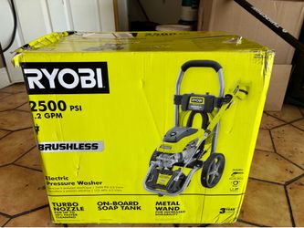 Ryobi 2500 PSI 1.2GM Pressure Washer