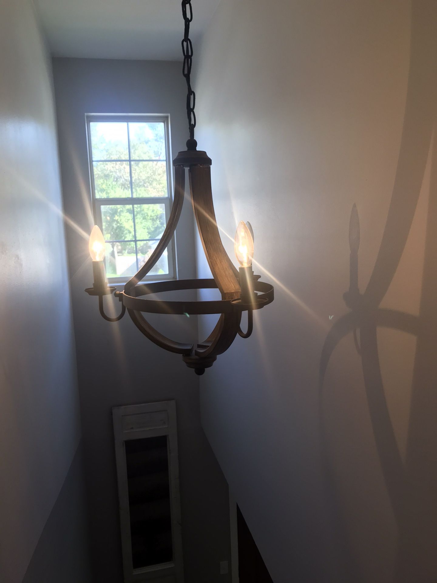 Farmhouse chandelier