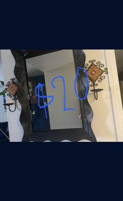 Espejo Con Sus Candelabros 