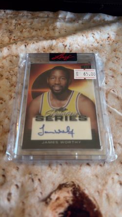 James Worthy Autographed Card