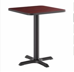 BRAND NEW Lancaster Bistro / Café Tables – 24" Square – $90 for Both!