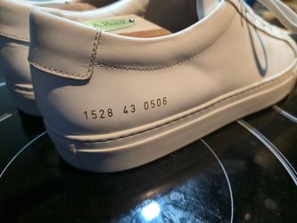 Common Projects White Achilles Low (Size EU 43 / US Mens 10)