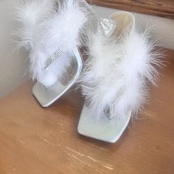 Lemonade Feather Shoes 