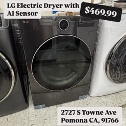 LG 7.4 Cu Ft Electric Dryer