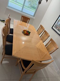 Large dining table