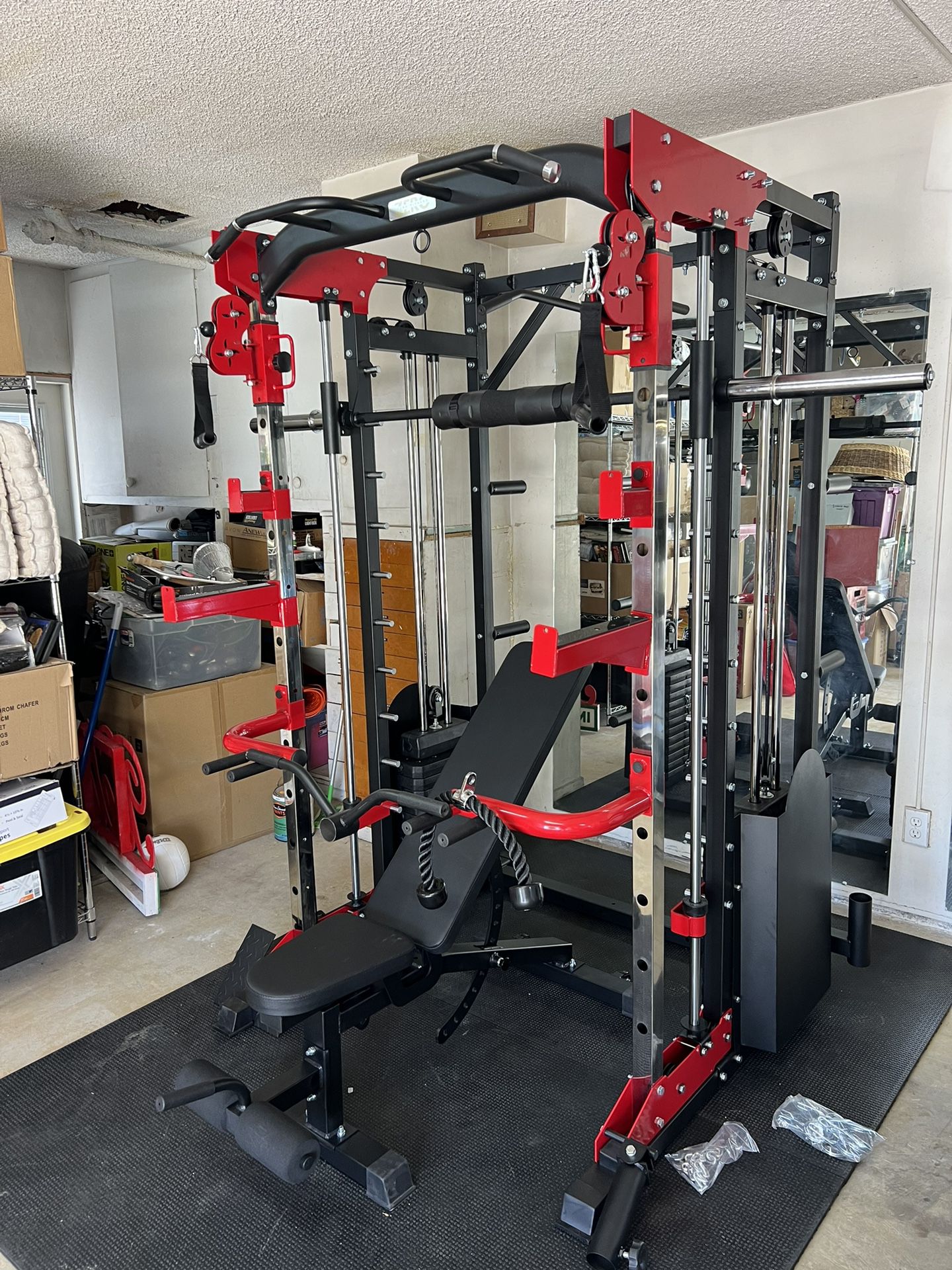 💥❗️NEW‼️FREE ASSEMBLY/DELIVERY 🔥🚚💥SMITH MACHINE✅ Complete Bundle✅