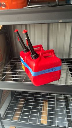 2 For $15 Gas Cans! 