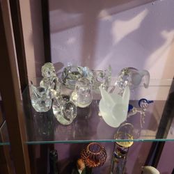 Glass Figurines EACH 10