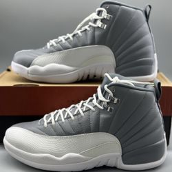 Gray Jordan 12