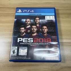 PES 2018 Pro Evolution Soccer 2018 PS4