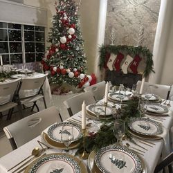 Christmas Dinner Plates 