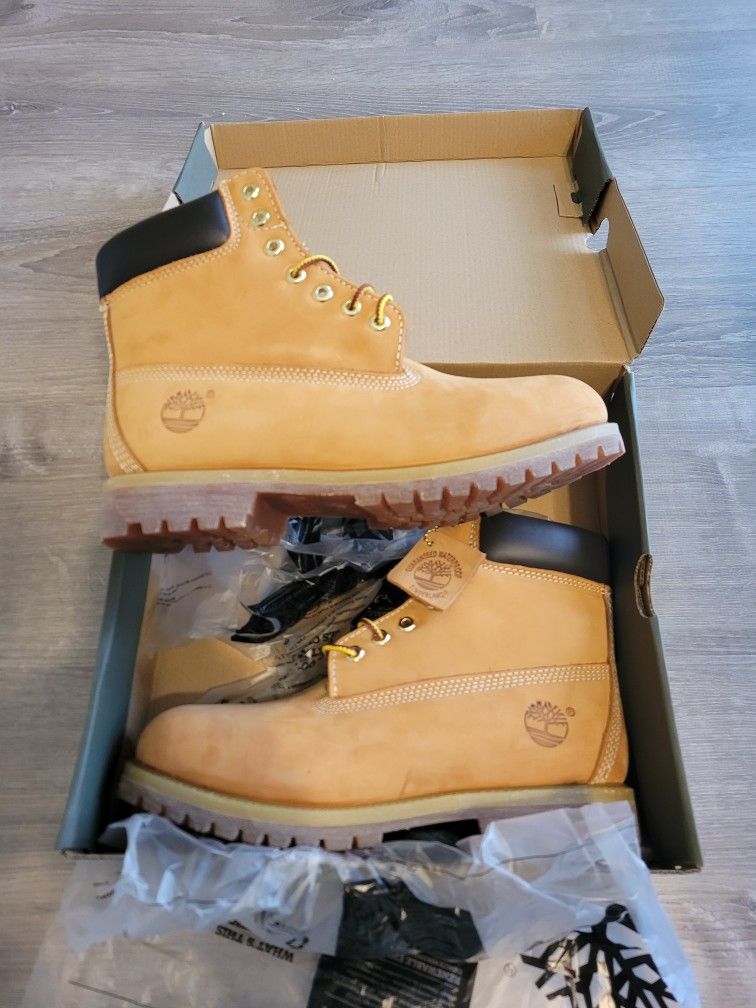 New Wheat Nubuck Timberlands