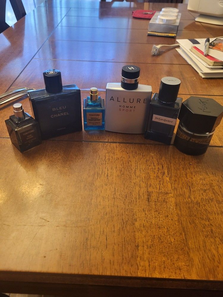 Colognes Tom Ford Chanel Ysl