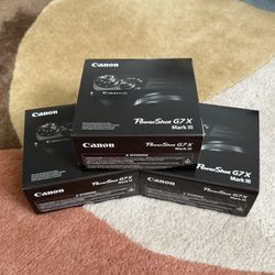 Canon PowerShot G7 X Mark III Black Camera Brand New