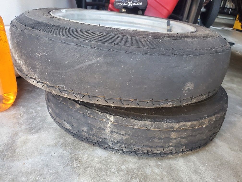 Small trailer wheels (2) for Sale in Houston, TX OfferUp