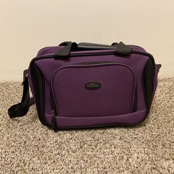U.S. Traveler RIO Purple Carry-On Tote Overnight Soft Case Shoulder Bag