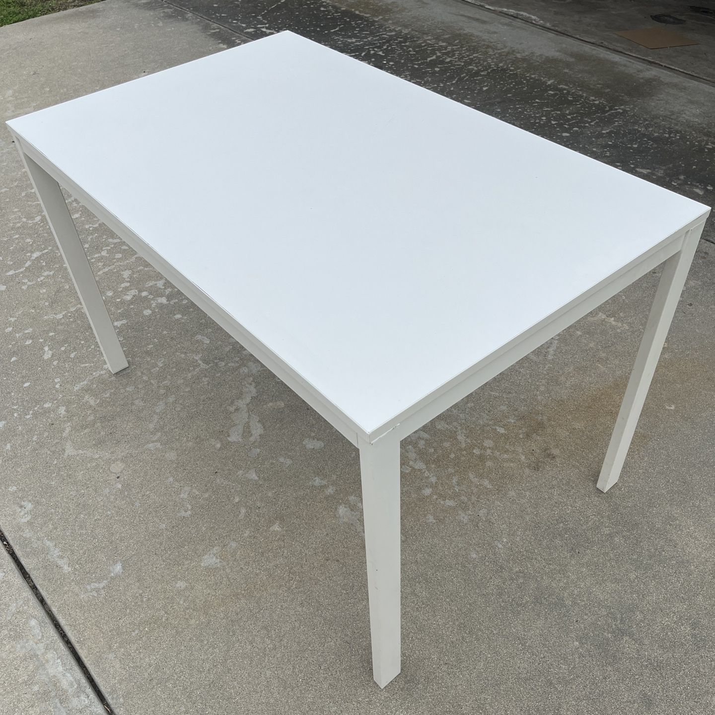 VANGSTA Extendable table, white, 47 1/4/70 7/8x29 1/2 