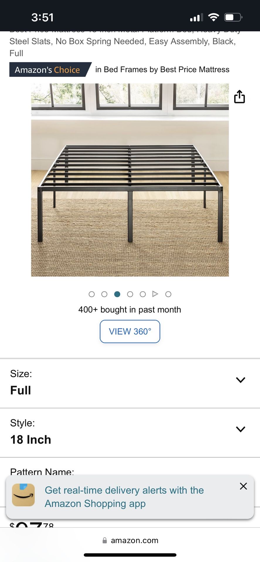 Bed frame
