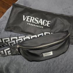 Versace Black Belt Bag