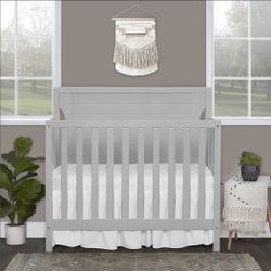 Dream On Me Bellport 4 in 1 Convertible Mini/ Portable Crib I Mini Baby Crib I Includes 1.5 Mattress,