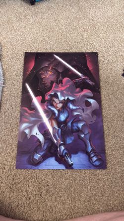 Ahsoka star wars poster