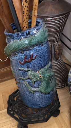 Umbrella or cane holder