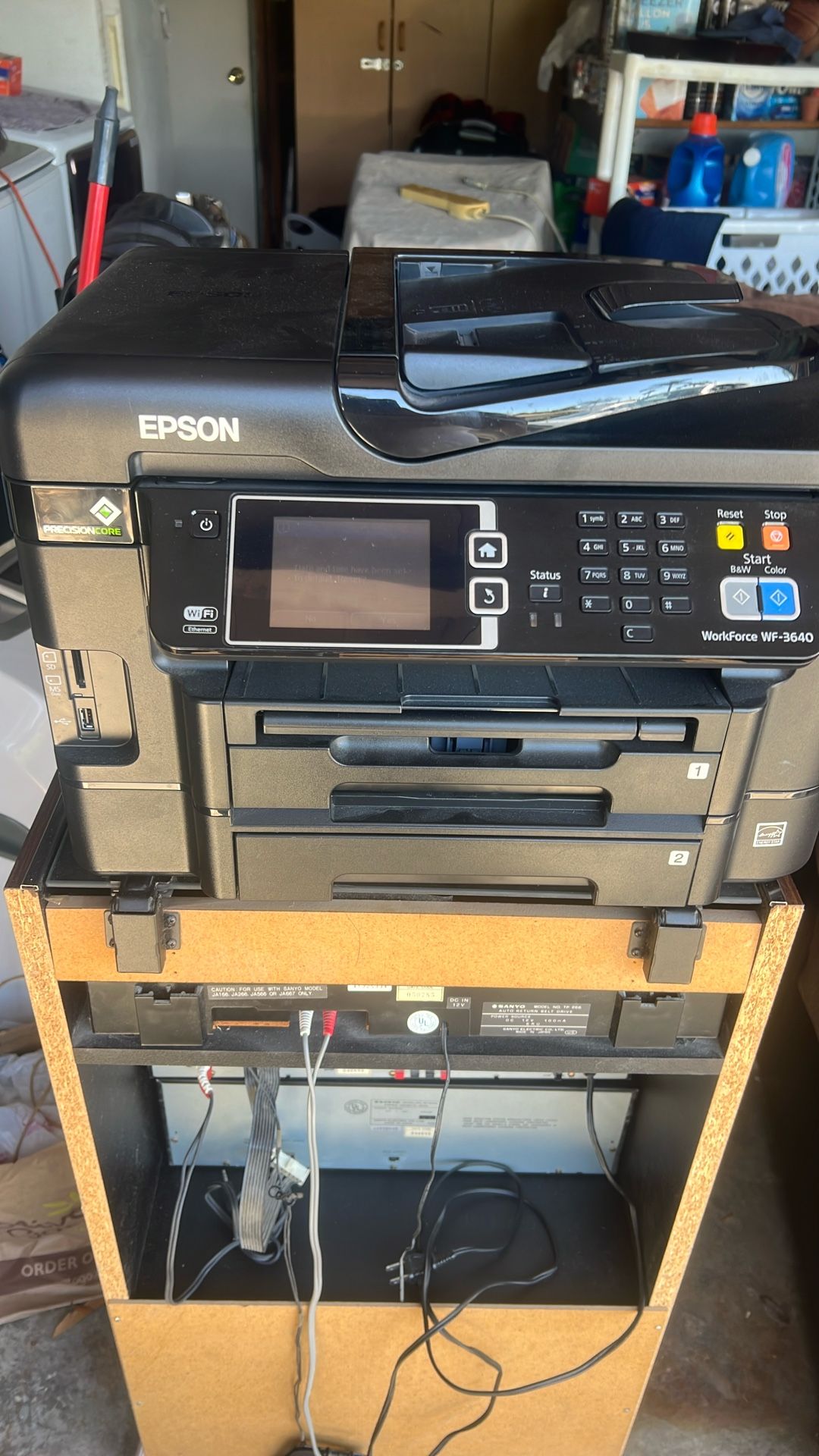 Epson Workfoce Color Printer WF-3640 Like New!