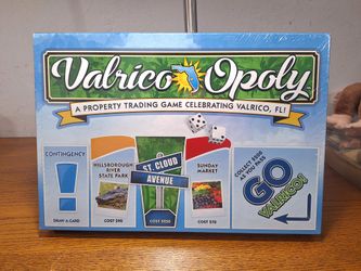 New, SEALED!! Valrico-Opoly A Property Trading Game Celebrating Florida