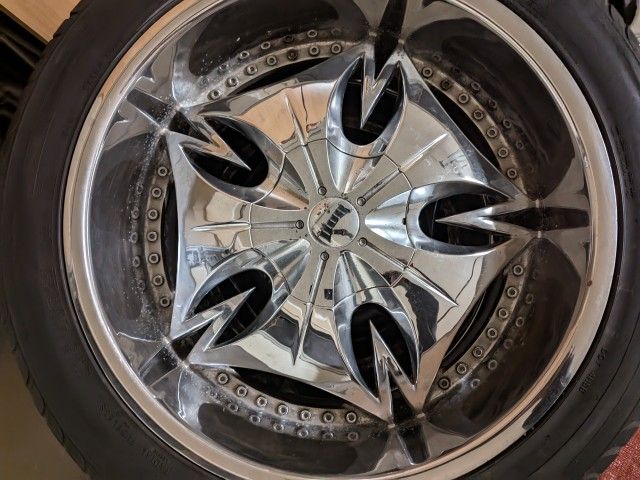 22' Inch Universal 6 Lug Dubs Wheels And Tires