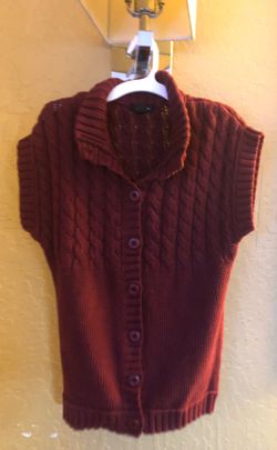 Style & Co Sleeveless sweater cardigan