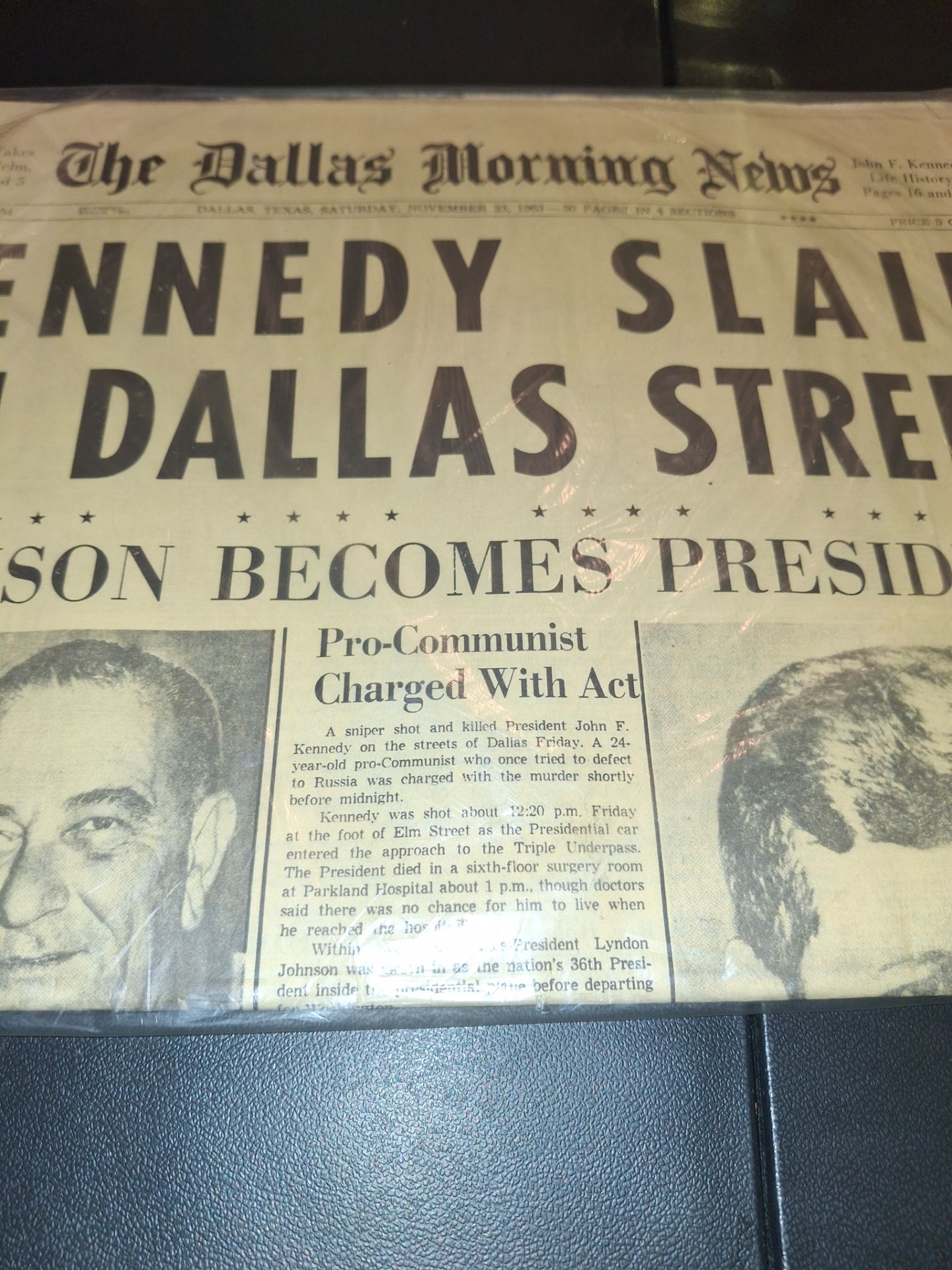 Vintage newspaper