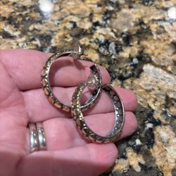 18kt /925 John Hardy Hoops 