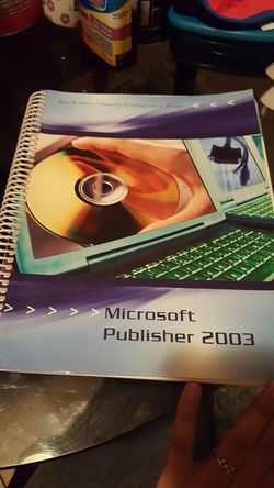 Microsoft publisher 2003 book